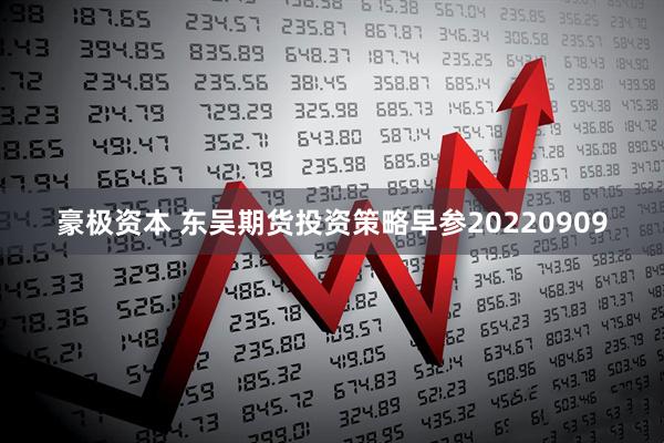 豪极资本 东吴期货投资策略早参20220909