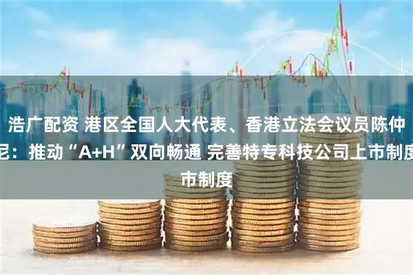 浩广配资 港区全国人大代表、香港立法会议员陈仲尼：推动“A+H”双向畅通 完善特专科技公司上市制度