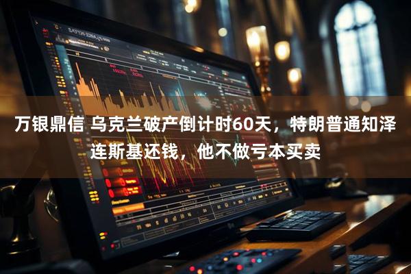 万银鼎信 乌克兰破产倒计时60天，特朗普通知泽连斯基还钱，他不做亏本买卖